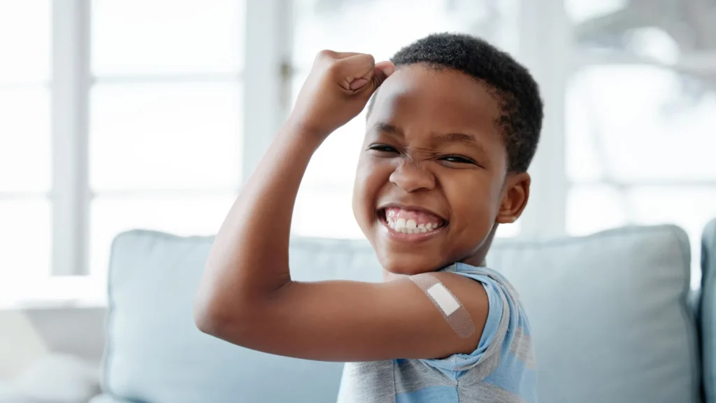 Vacina contra COVID associada a menos infecções e alergias em crianças com eczema