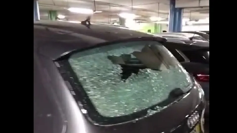 Jovem Detido Após Surto no Aeroporto de Lisboa: Carros Destruídos