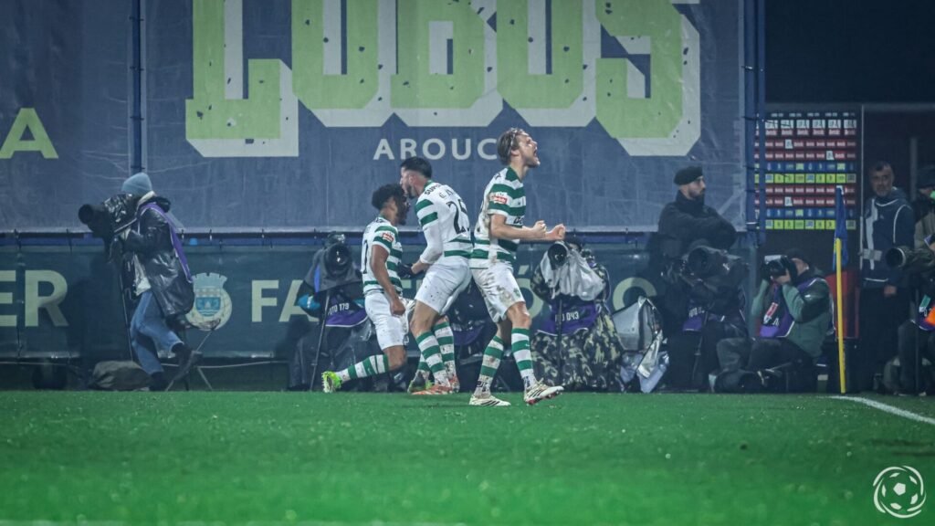 Luis Suárez brilha com golo decisivo do Sporting contra o Arouca: «Não sei se foi com a cabeça ou com o ombro, o importante é que entrou»