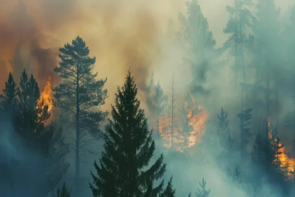 Os incêndios florestais estão poluindo o ar muito mais do que se pensava