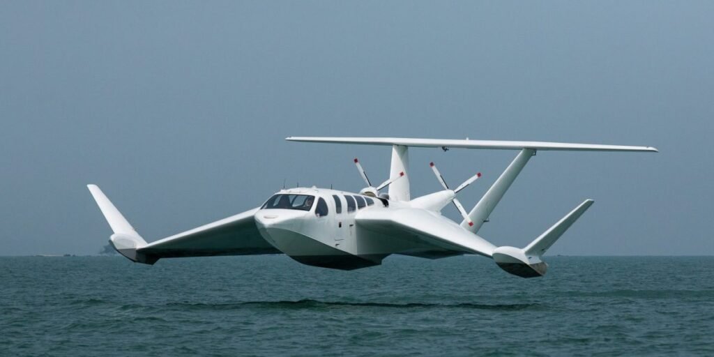 ST Engineering lança o AirFish: Uma embarcação de 'efeito de solo' que voa a poucos metros do mar a até 186 km/h