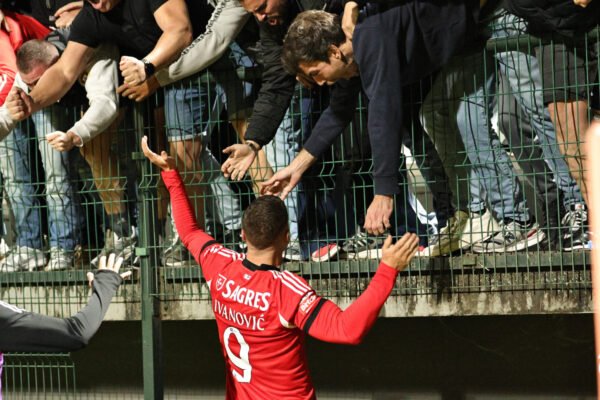 Franjo Ivanovic ainda não atuou pelo Benfica na segunda metade da Primeira Liga