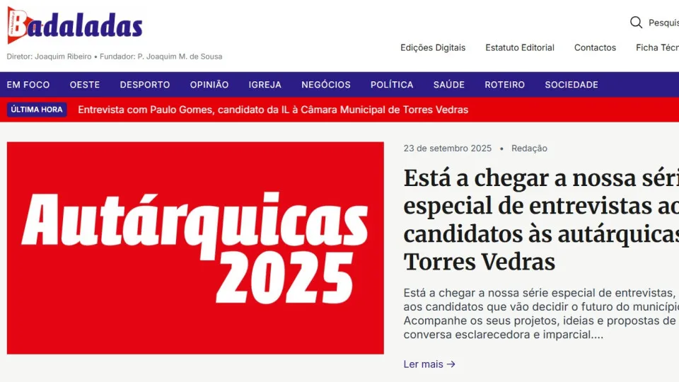 Semanário Badaladas: Venda pela Paróquia a Privados em Torres Vedras