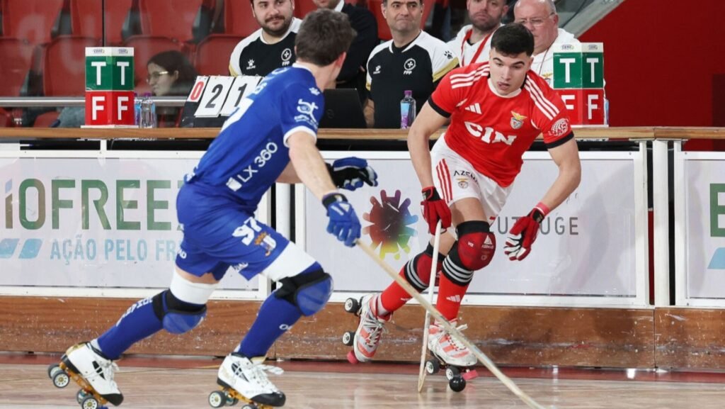 Benfica vence OC Barcelos na Liga dos Campeões de Hóquei em Patins