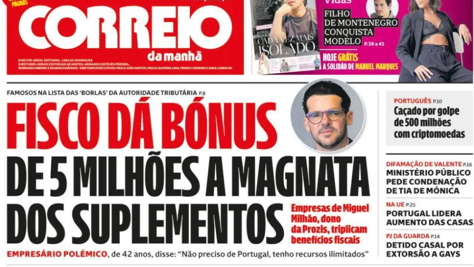 Fisco oferece bónus a milionários; proibição de telemóveis ampliada