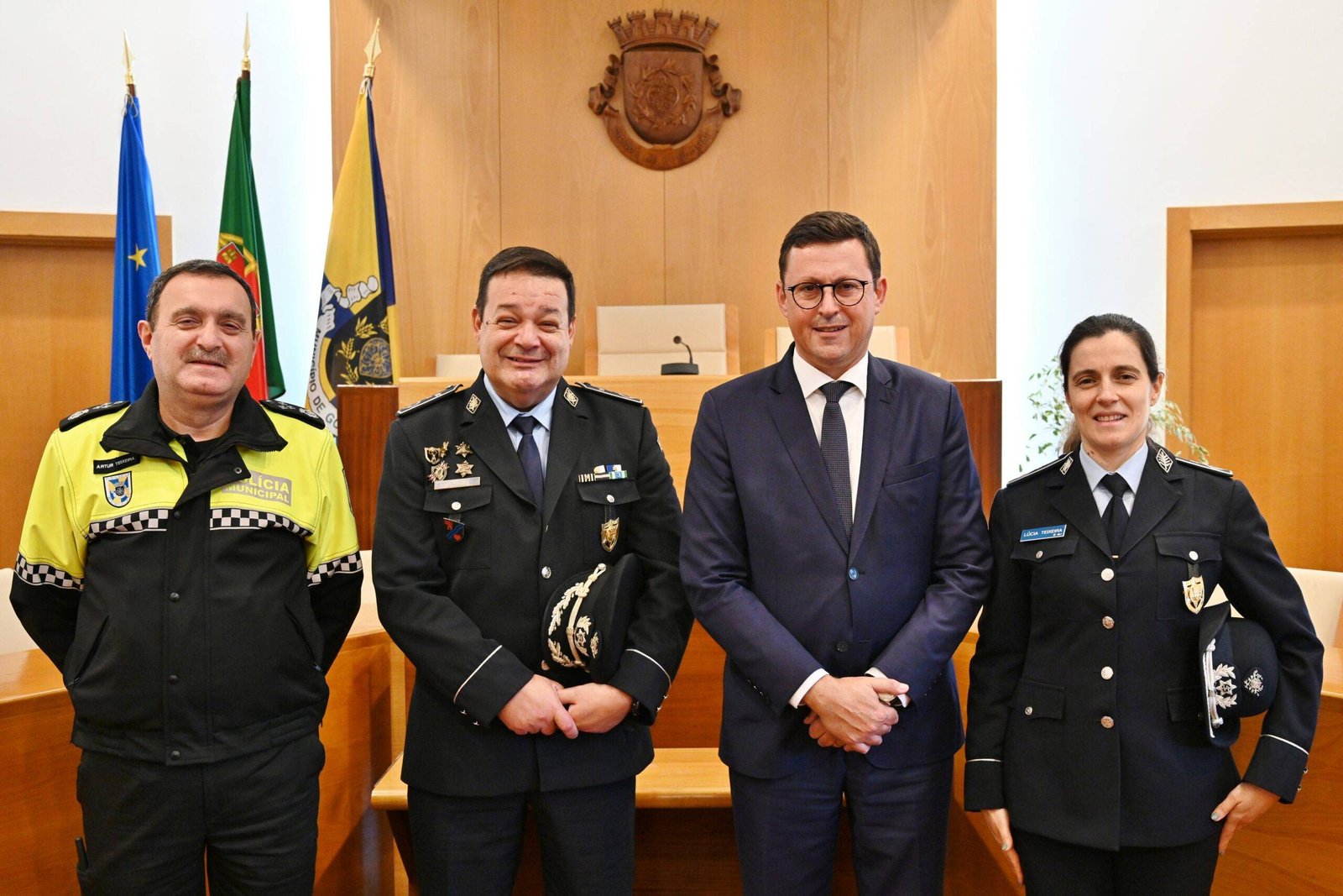 Visita do Comandante Metropolitano do Porto da PSP aos Paços do Concelho de Gondomar
