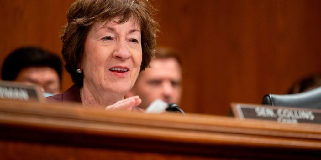 Susan Collins, aos 73 anos, revela ter um tremor essencial benigno após décadas no Senado